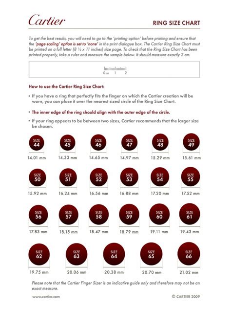 cartier ring size change|cartier rings size chart.